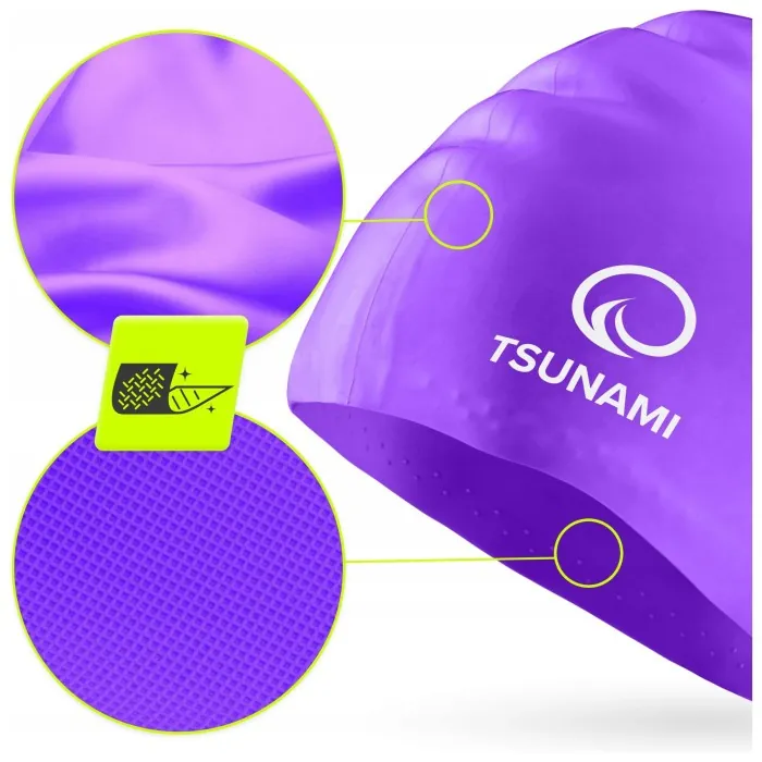 Шапочка для плавания TSUNAMI Standard Violet (P-5905973401869)