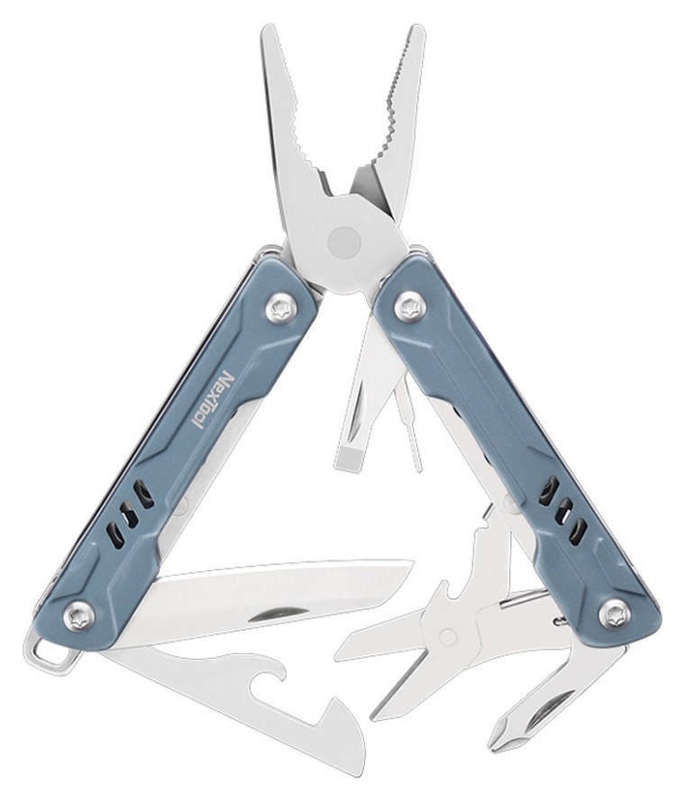 Мультитул NexTool Mini Sailor Pliers S11 блакитний, укр, укр