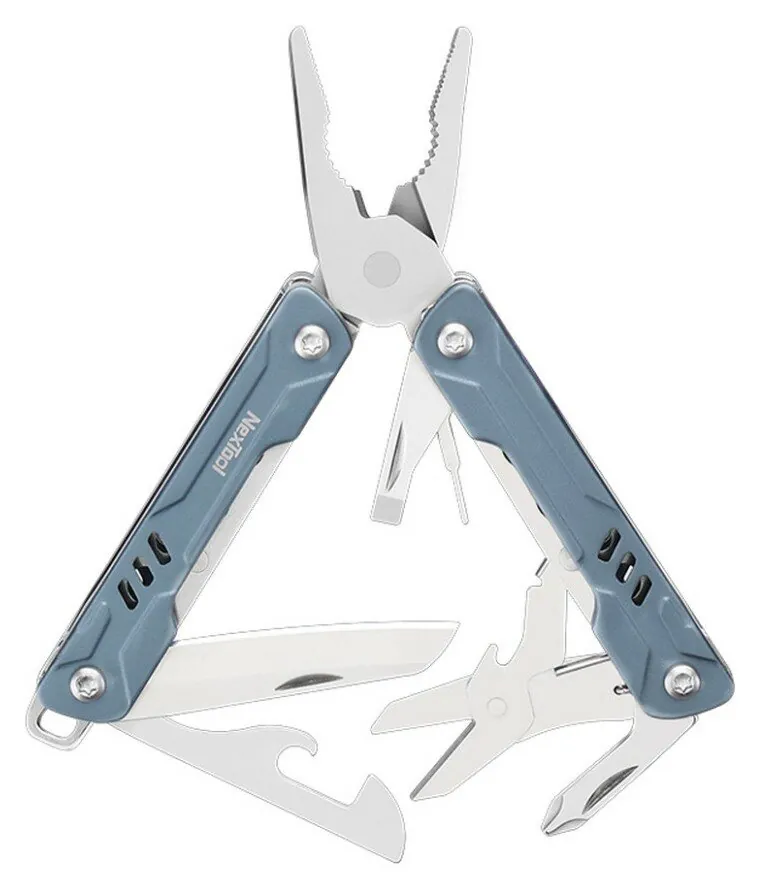 Мультитул NexTool Mini Sailor Pliers S11 блакитний (FNR_NE20156B)