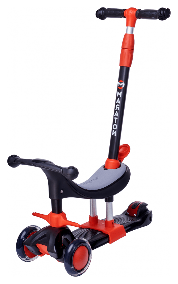 самокат Maraton Credo II B 5 в 1 (Черный)