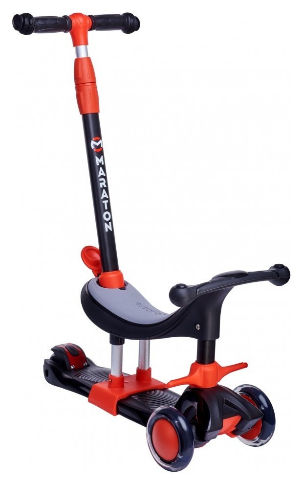 самокат Maraton Credo II B 5 в 1 (Черный)