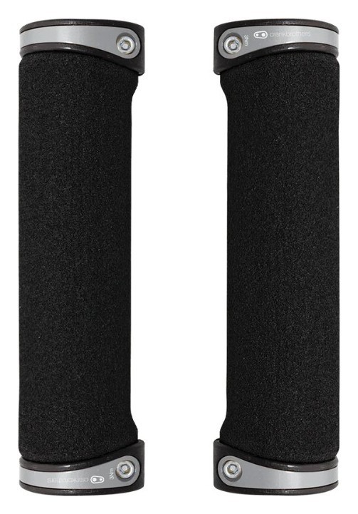 Грипси для велосипеда Crankbrothers COBALT 130 мм Black/Silver (15279), укр, укр