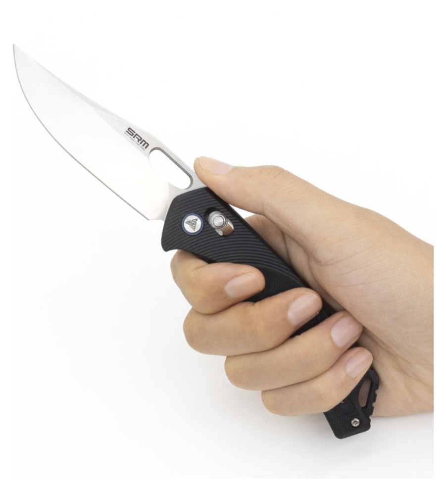 Ніж складаний SRM Retriever 9201, чорний, укр, укр