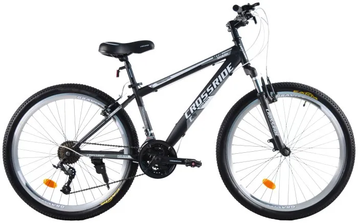 Велосипед CROSSRIDE 26 MTB ST "SHARK", Сірий