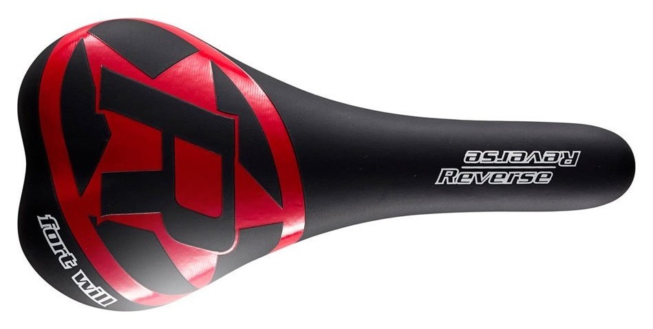 Седло для велосипеда Reverse FORT WILL STYLE Black/red (40300)