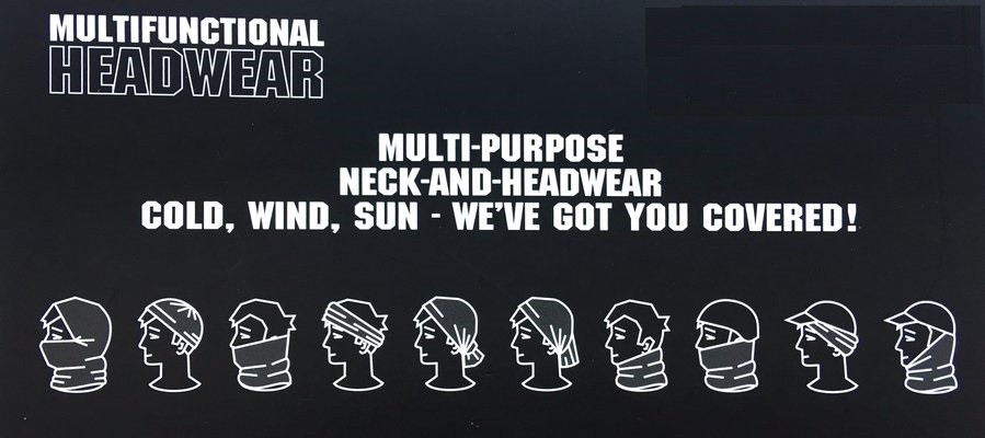 Бандана-бафф многофункциональная Crow FLORAL MOSAIC One size Multicolor (COMS17W1M)