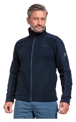 Кофта флісова чоловіча Schoeffel FLEECE JACKET PIZ NAIR M 48 Navy blazer 8820 (10-23383-WRH)