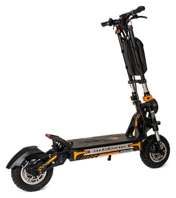 Електросамокат Kugoo Kirin G4 MAX Dual 2025 (1600*2 Вт; 35,2 А*год; 60 В), чорний