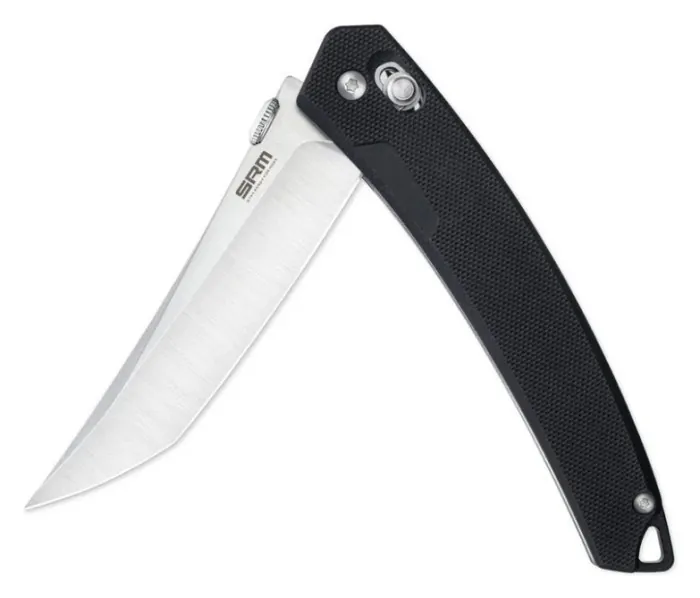 Нож складной туристический SRM 9211-GB2 (9.2 см) 8Cr13MoV/G10 черный