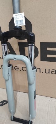 Вилка 27.5" ST 1-1/8" AM disc шток-200мм серо-красный (Pantone 7539C) LIANJI LJ641 Formula THOR 2022