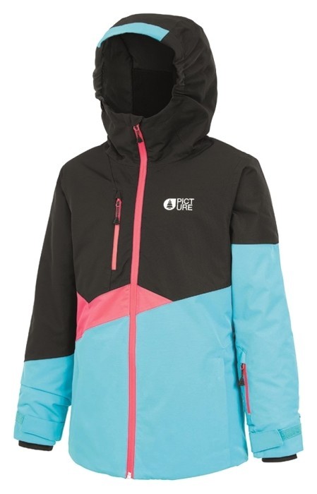 Куртка Picture Organic Naika Jr 2021 black-turquoise, укр, укр