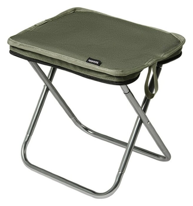 Стул складной Naturehike CNK2550JJ011, алюминий, оливковый