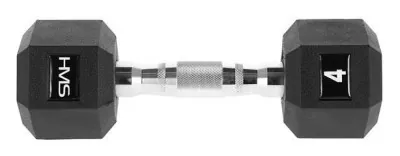 Гантель шестигранный HMS HEX PRO, 4 кг