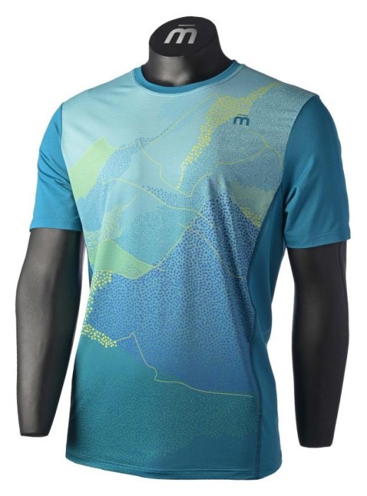 Футболка для бега MICO ( MA03217 ) HALF SLVS R/NECK SHIRT S-FRESH TRAIL 2024