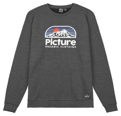 Свитшот Picture Organic Authentic темно-серый меланж