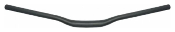 Руль Сталь 31.8мм L 680 мм HongFu YL-004 подъем - 20-30мм загиб назад9° черный Райзер