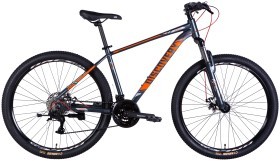 Велосипед AL 27,5&quot; Discovery BASTION DD CS рама-17&quot; сіро-помаранчевий 2025