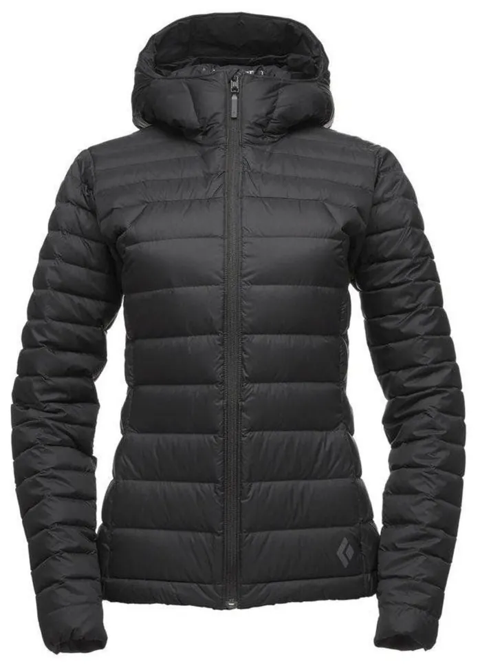 Жіночий легкий пуховик для трекінгу Black Diamond Cold Forge Hoody, Black (L)