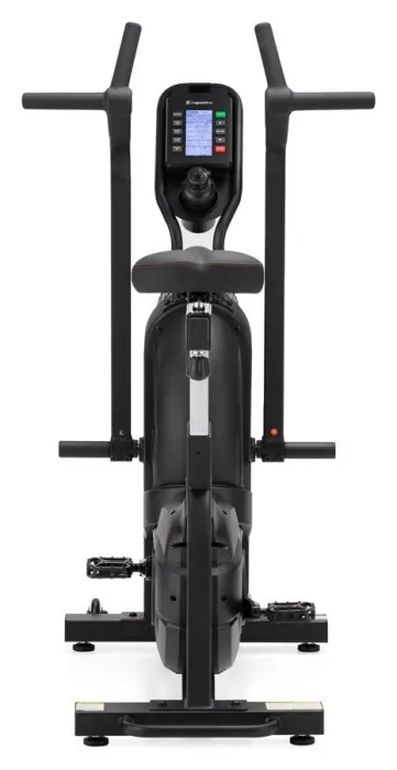 Велотренажер повітряний inSPORTline AirBike Max, чорний