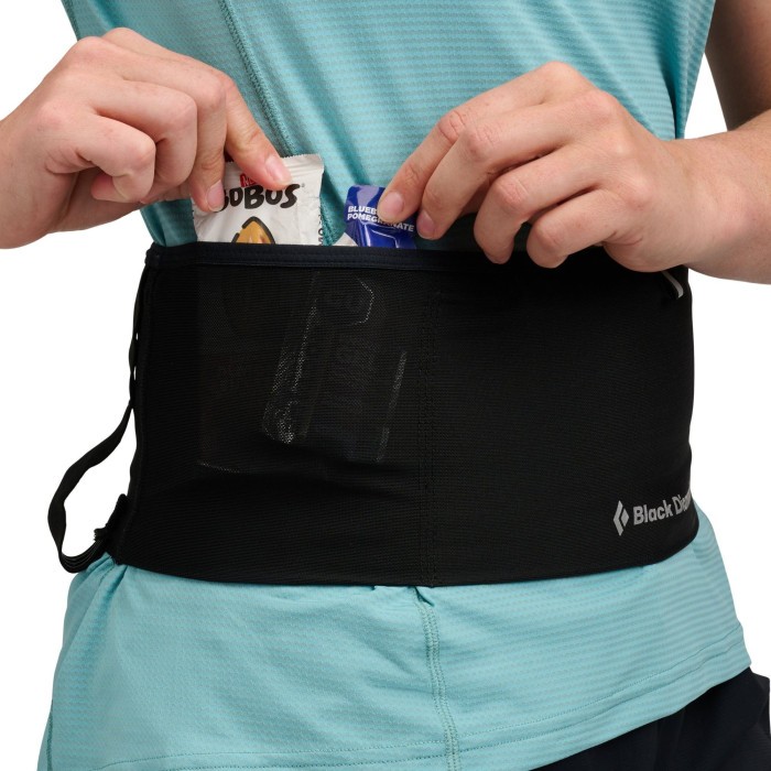 Пояс-сумка Black Diamond Distance Run Belt, Black, L
