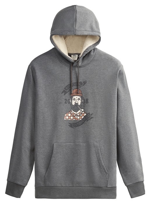 Толстовка Picture Organic Chuchie Plush Hoody темно-серый меланж