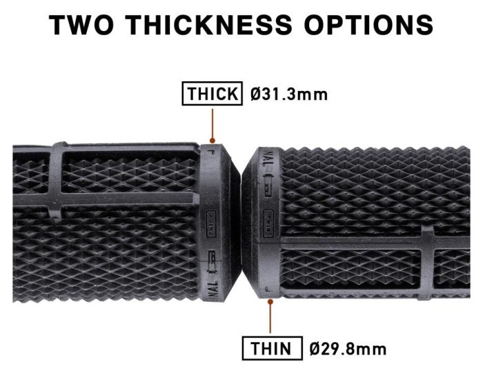 Гріпси DMR DeathGrip2 Thin Flangeless [Blue Marble], укр, укр
