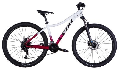 Велосипед AL 27,5" Leon XC LADY 80 HDD рама-16" білий з малиновим 2025