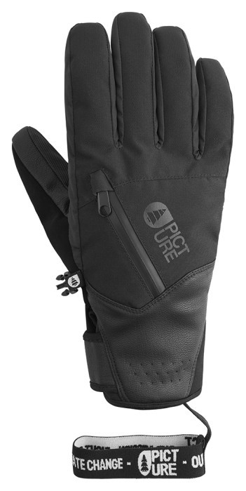 Рукавички Picture Organic Kakisa для жінок black-black, укр, укр