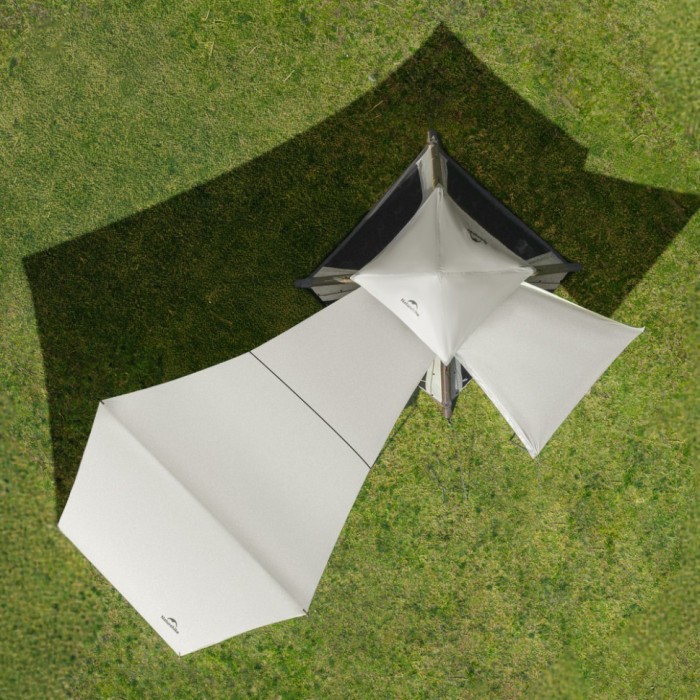 Намет чотиримісний автоматичний надувний із тентом Naturehike Ango CNK2550WS017, коричневий, укр, укр