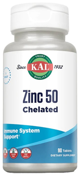 Zinc 50 - 90 tabs