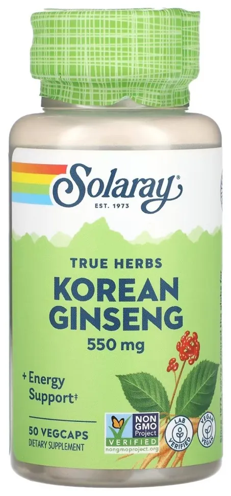 Korean Ginseng Root 550mg - 50 vcaps
