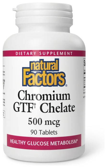 Chromium GTF Chelate 500mcg - 90 tabs