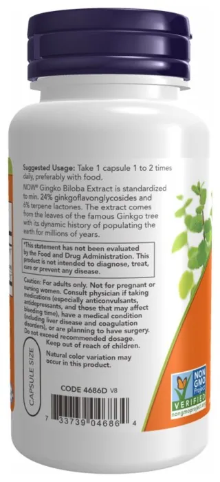 Ginkgo Biloba 60 mg - 120 vcaps