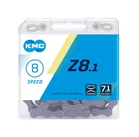 Цепь KMC Z8.1 1/2х3/32х116L серо/серая, 8шв.