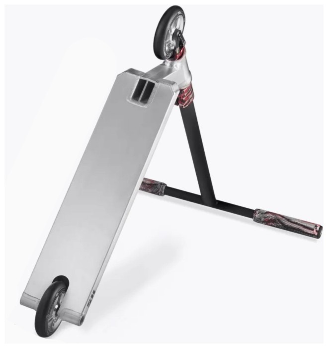 Самокат трюковый Hipe H5 Silver/red