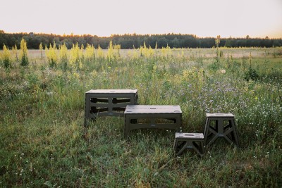 Стол Tribe Camp Table High пластиковый T-EF-0004-olive