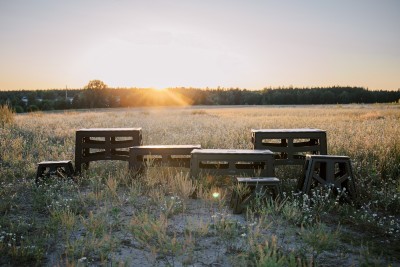 Стол Tribe Camp Table High пластиковый T-EF-0004-olive