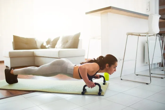 Упоры для отжиманий PowerPlay 4316 Push Up Bars пластиковые (Скошенные)