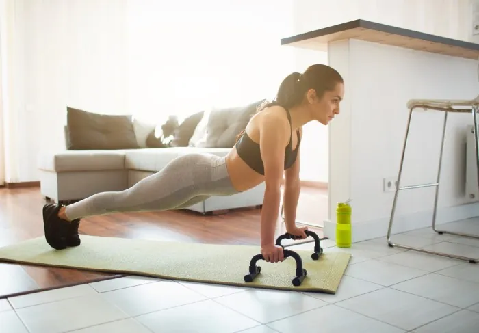 Упоры для отжиманий PowerPlay 4316 Push Up Bars пластиковые (Скошенные)