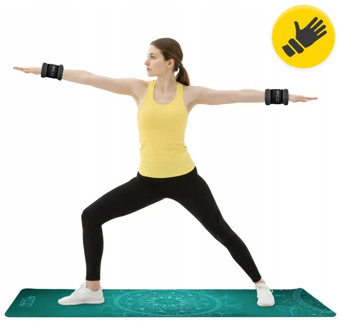 Обважнювачі-манжети для ніг та рук 4FIZJO 2 x 2 кг Black (P-5907739311108)