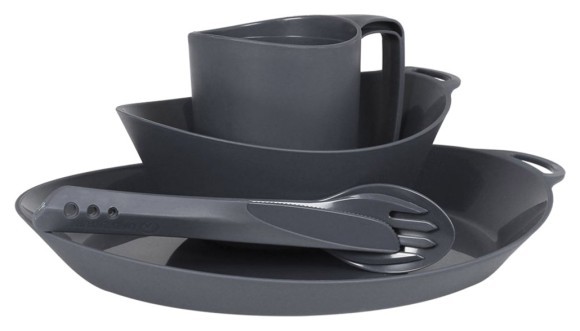 Lifeventure набор Ellipse Camping Tableware Set graphite