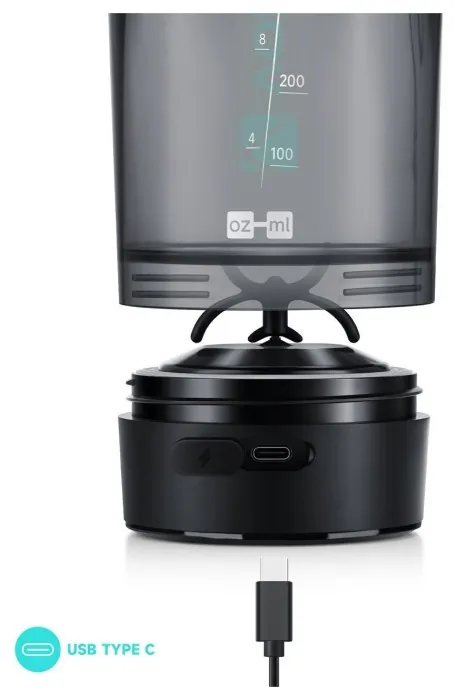 Шейкер спортивний електричний VOLTRX Gallium 700 мл. Tritan Mint