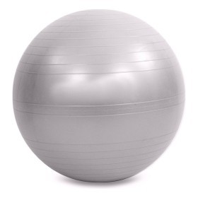 Мяч для фитнеса (фитбол) гладкий сатин 65см Zelart FI-1983-65, серый