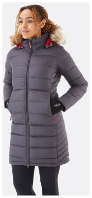 Парка жіноча Rab Deep Cover Parka Wmns, Graphene, 10
