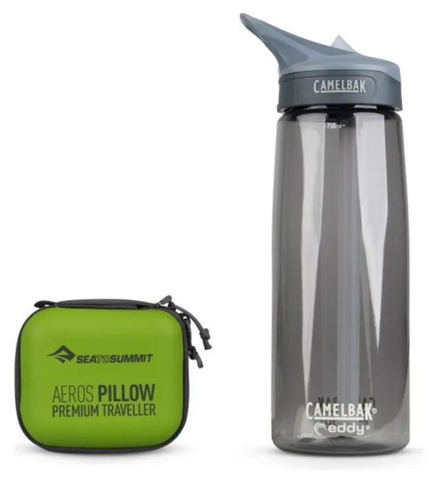 Подушка надувная Sea to Summit Aeros Premium Pillow Traveller, 11х39х29см, Lime
