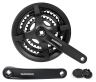 Шатун алюм. L175мм 24-34-42Т черный. SHIMANO FC-TY301 под квадрат (черн.) Фото - 1