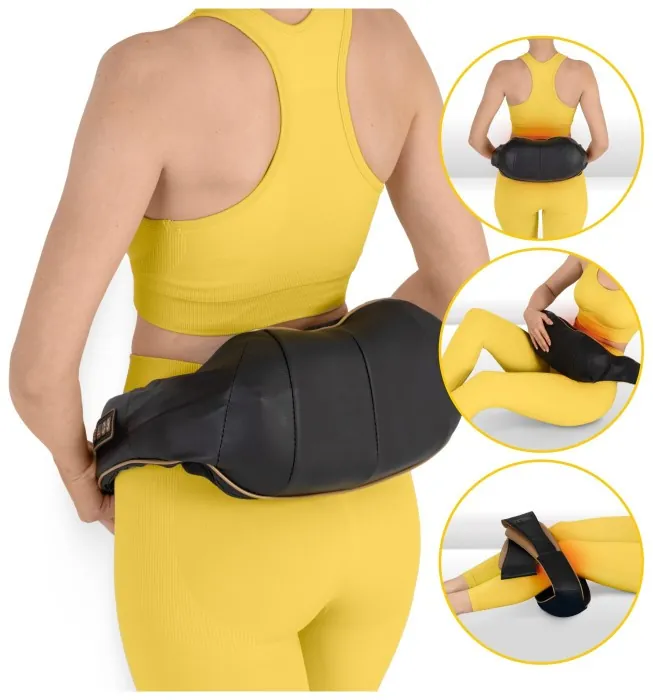 Накидка-масажер 4FIZJO Shiatsu Pro+ для шиї та спини Black/Gold (P-5907739312358)