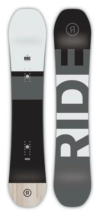 Сноуборд Ride Manic 160 Multicolor (12C0012) (160 см black, black/grey)