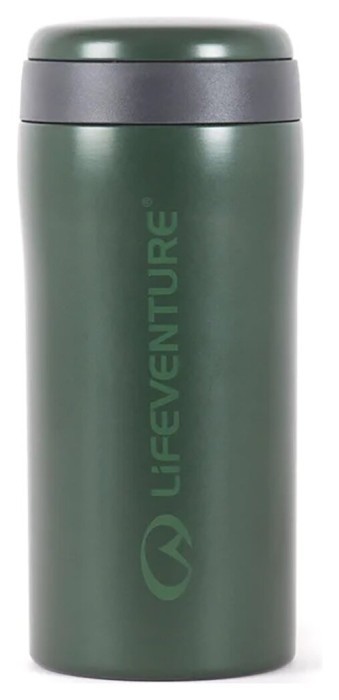Кухоль Lifeventure Thermal Mug metallic green, укр, укр