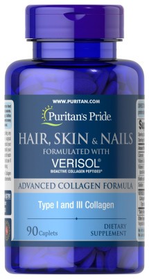 Hair, Skin and Nails formulated with VERISOL® - 90 caps